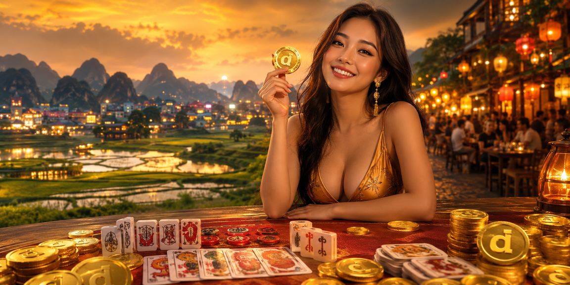 Trò chơi bài đêm tại chợ đêm Ninh Bình – không khí sôi động 59d